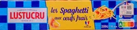 Spaghetti longs aux œufs frais