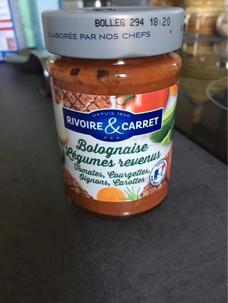 Bolognaise légumes revenus