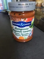 Bolognaise légumes revenus