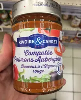 Compotée poivrons aubergine