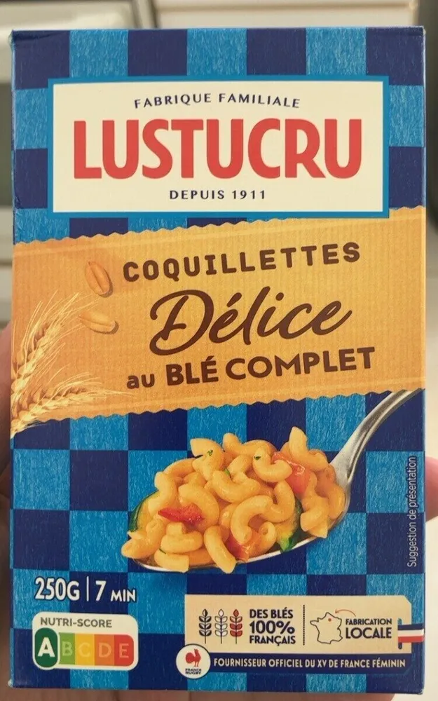 Coquillettes au blé complet