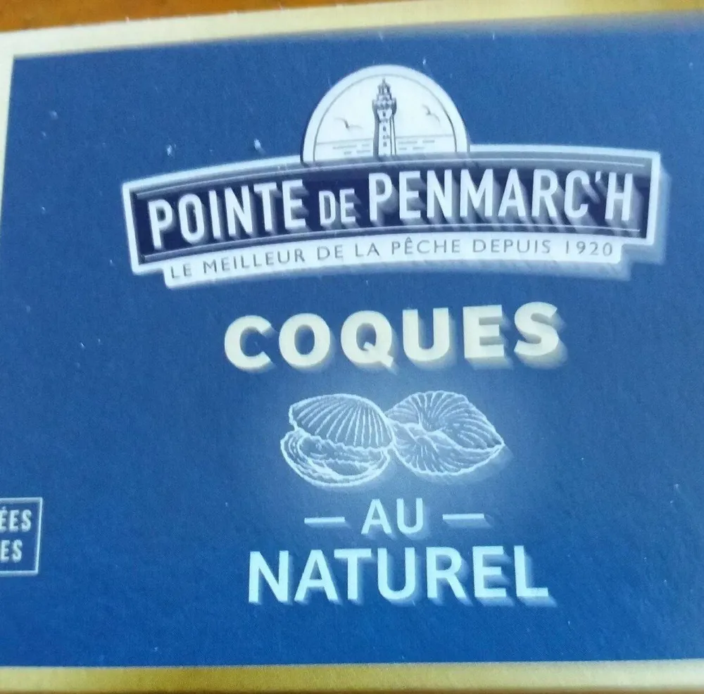 Coques au naturel