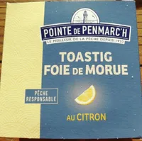 Toastig foie de morue au citron