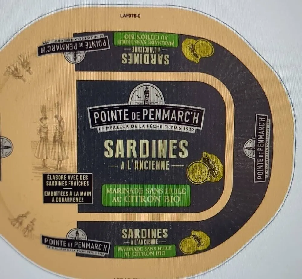 Sardines à l'ancienne: marinade sans huile au citron bio