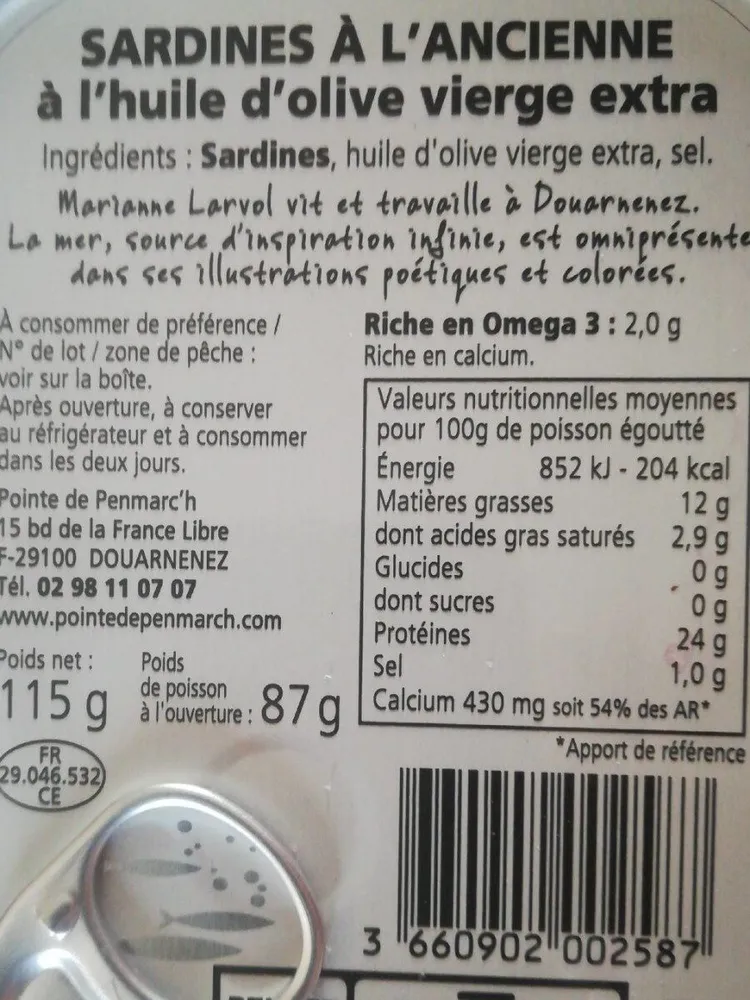 Sardines à l'ancienne