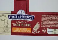 Rillettes de thon blanc aux écorces d'orange confite bio