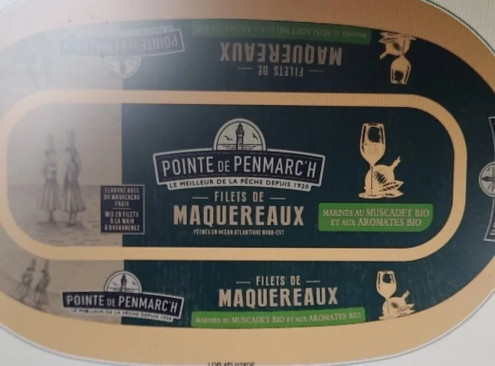 Filets de maquereau mariné au muscadet
