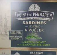 Sardines à l'ancienne au beurre et salicorne