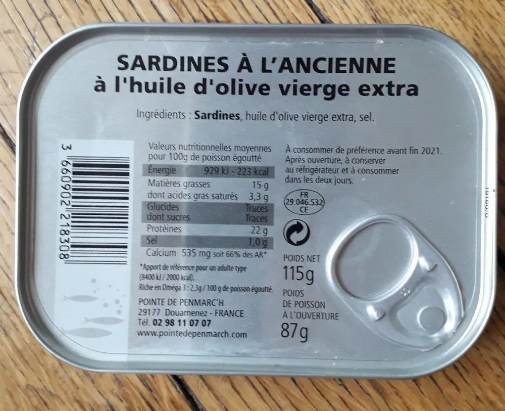 Sardines à l'ancienne