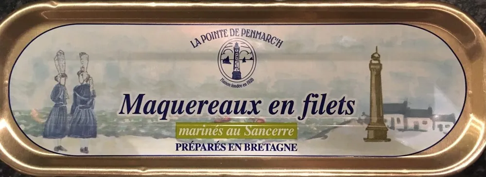 Maquereaux en filets marinés au Sancerre