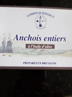 Anchois entiers à l'huile d'olive