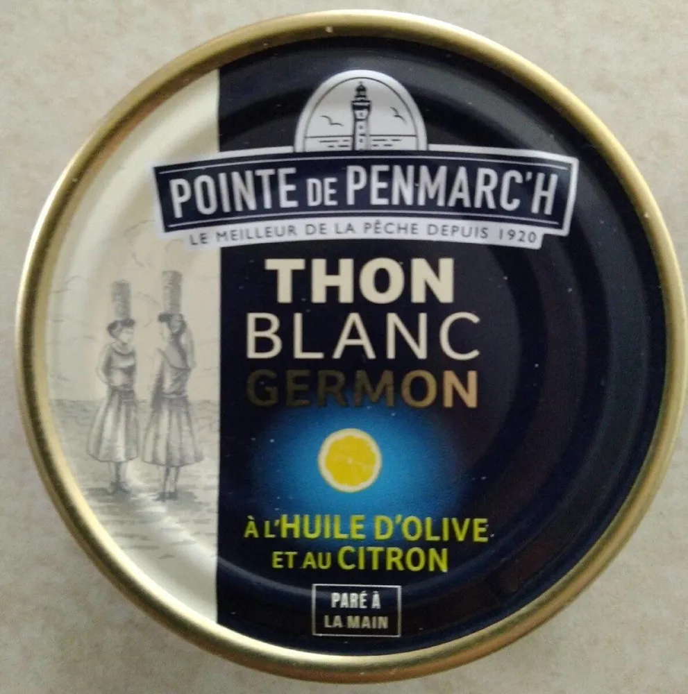 Thon blanc germon à l'huile d'olive et au citron