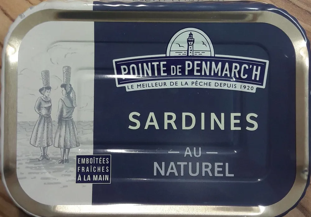 Sardines au naturel