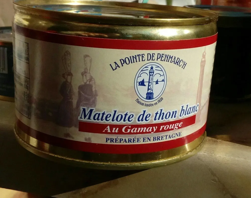 Matelote de thon blanc au Gamay rouge