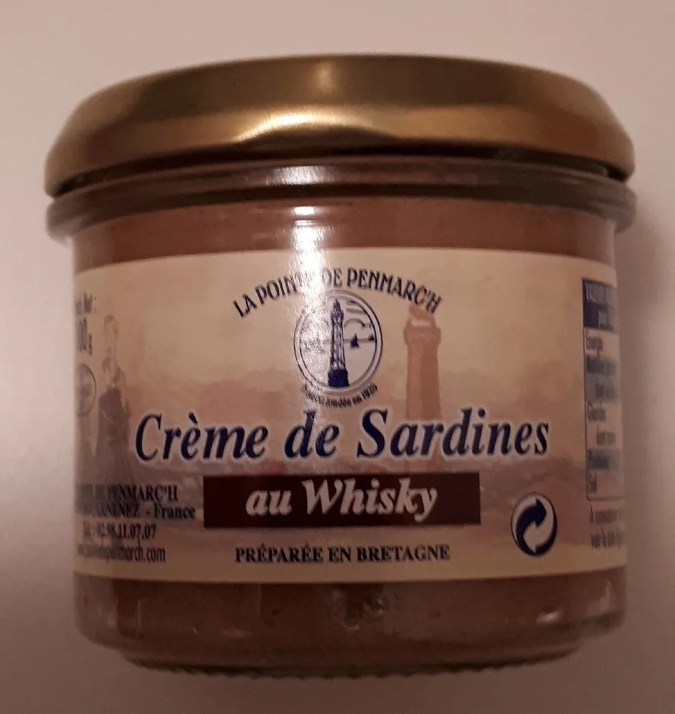Crème de sardines au whisky