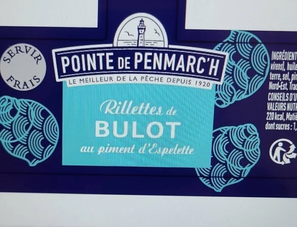 Rillettes de bulot au piment d'Espelette