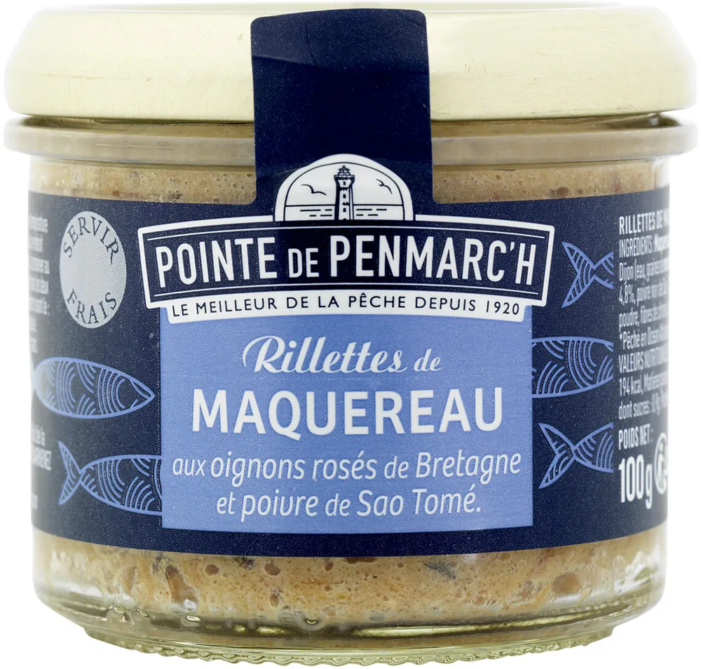 Rillettes de Maquereau aux oignons rosés et poivre de Sao Tomé