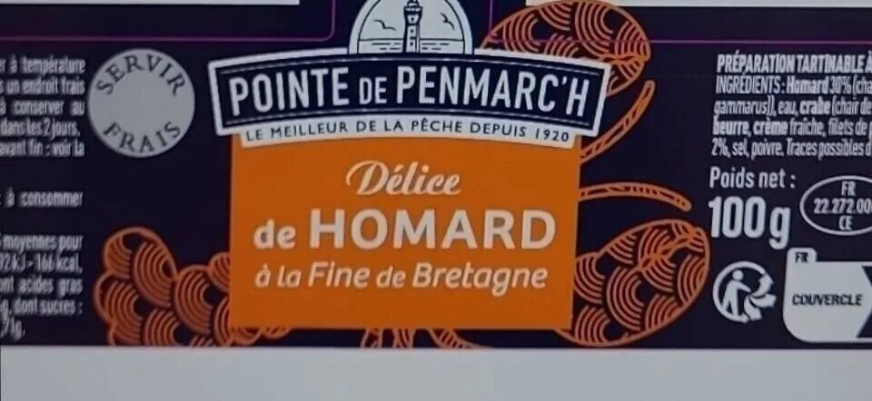 Délice de homard à la Fine de Bretagne