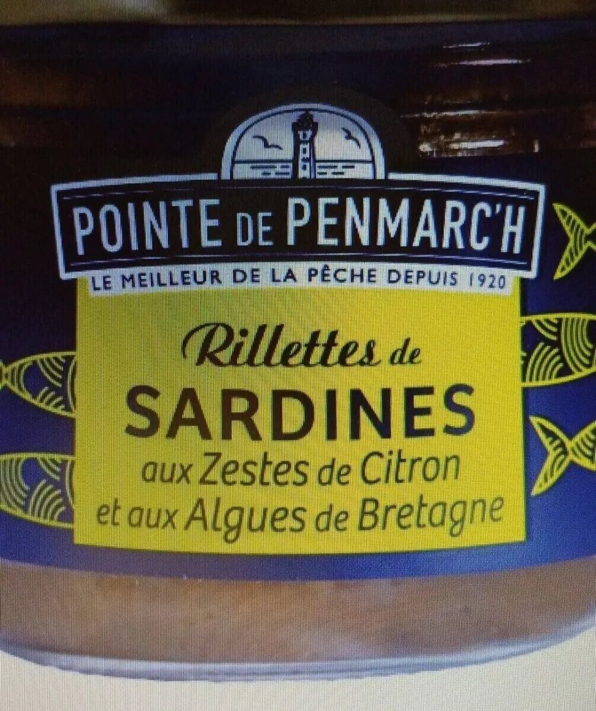 Rillettes de SARDINES aux Zestes de Citron et aux Algues de Bretagne