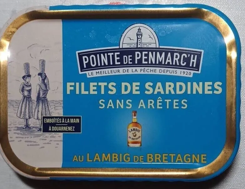 Filets de sardines au lambig de Bretagne
