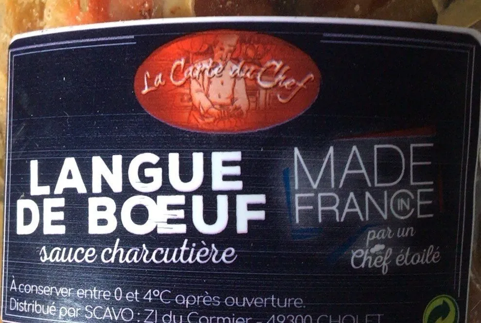 Langue de boeuf sauce charcutière