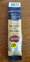 Saucisson sec pur boeuf