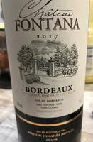 Château Fontana Bordeaux 2017