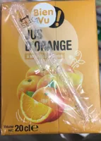 Jus à Base De Concentré D'orange Bien Vu, 6X20CL, Taille Haute