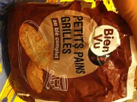 Petits pains grillés au blé complet