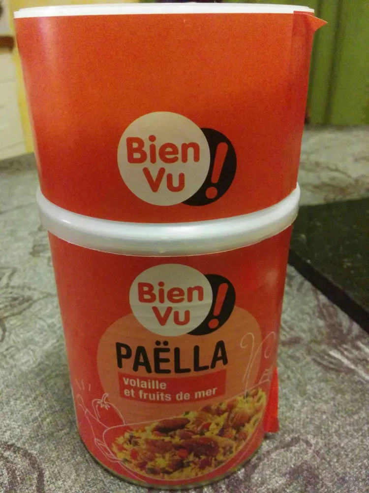 Paëlla volaille et fruits de mer