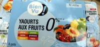 Yaourts aux fruits (0 % MG) 8 pots