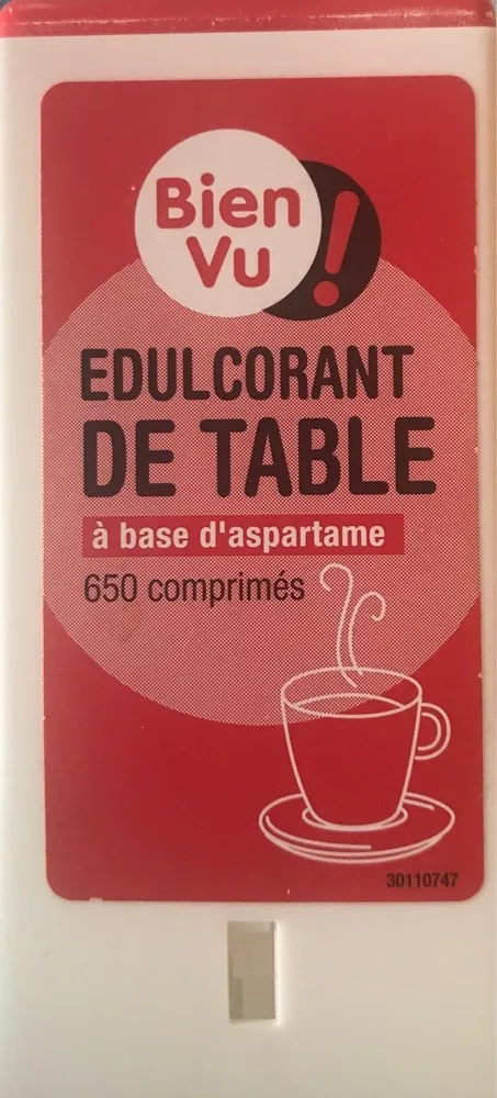 Edulcorant de table, à base d'aspartame