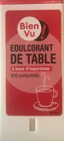 Edulcorant de table, à base d'aspartame