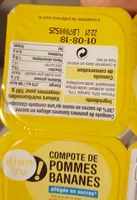Compote de pomme et banane allegee Bien Vu