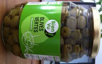 Olives vertes dénoyautées