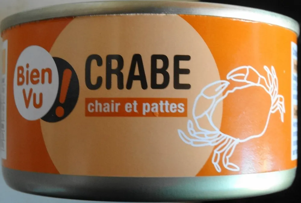 Crabe, chair et pattes