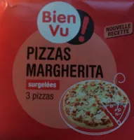 Pizzas Margherita Surgelées (x3)