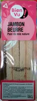 Jambon beurre - Pain de mie nature
