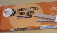 Gaufrettes fourrées au chocolat