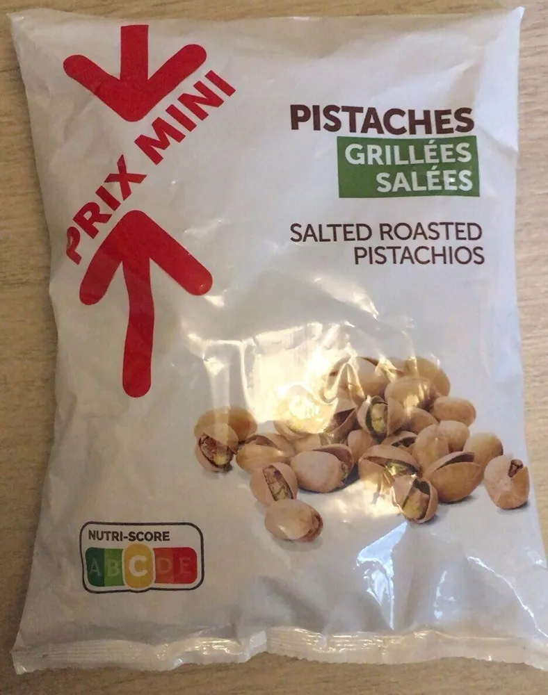 Pistaches grillées salées