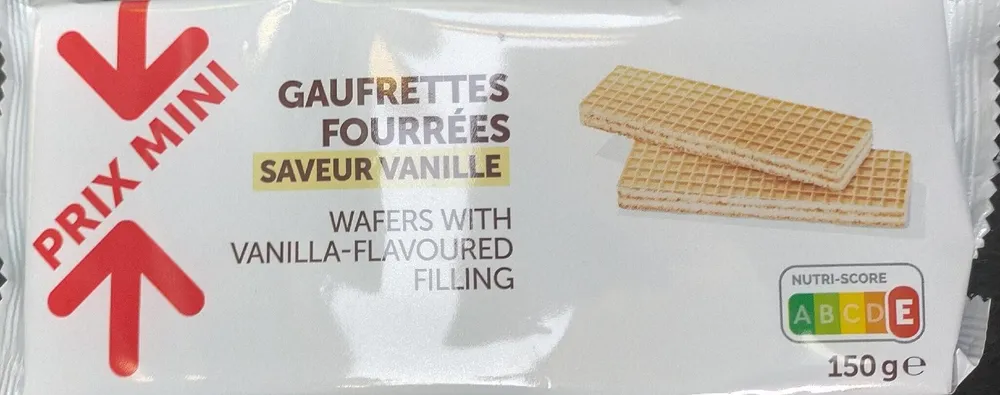 Gaufrettes fourrées