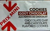 Cookies goût chocolat