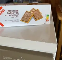 Biscuit tablette au chocolat au lait