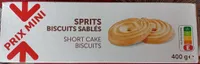 Sprits biscuits sablés
