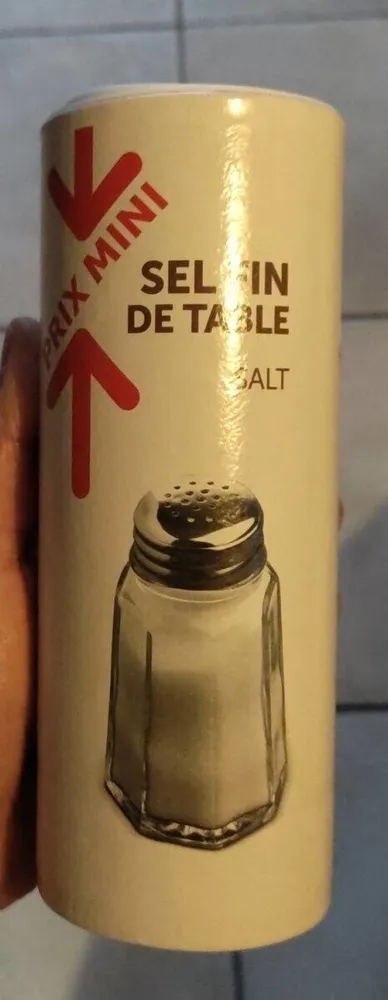 Sel fin de table