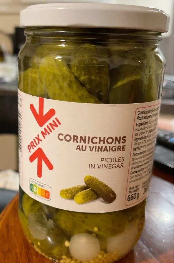 Cornichons au vinaigre