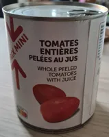 Tomates entières pelées au jus