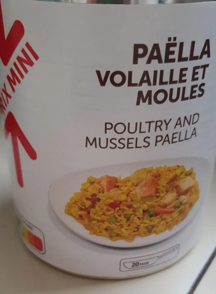Paëla volaille et moules