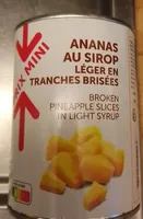 Ananas au sirop