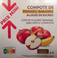 Compote de pommes bananes